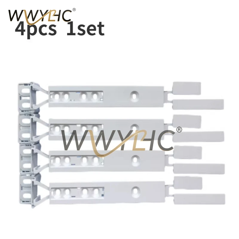 4pcs-freezer-door-plastic-mounting-bracket-fixing-slide-kit-suitable-for-integrated-fridge-refrigerator-door-guide-rail-sliding