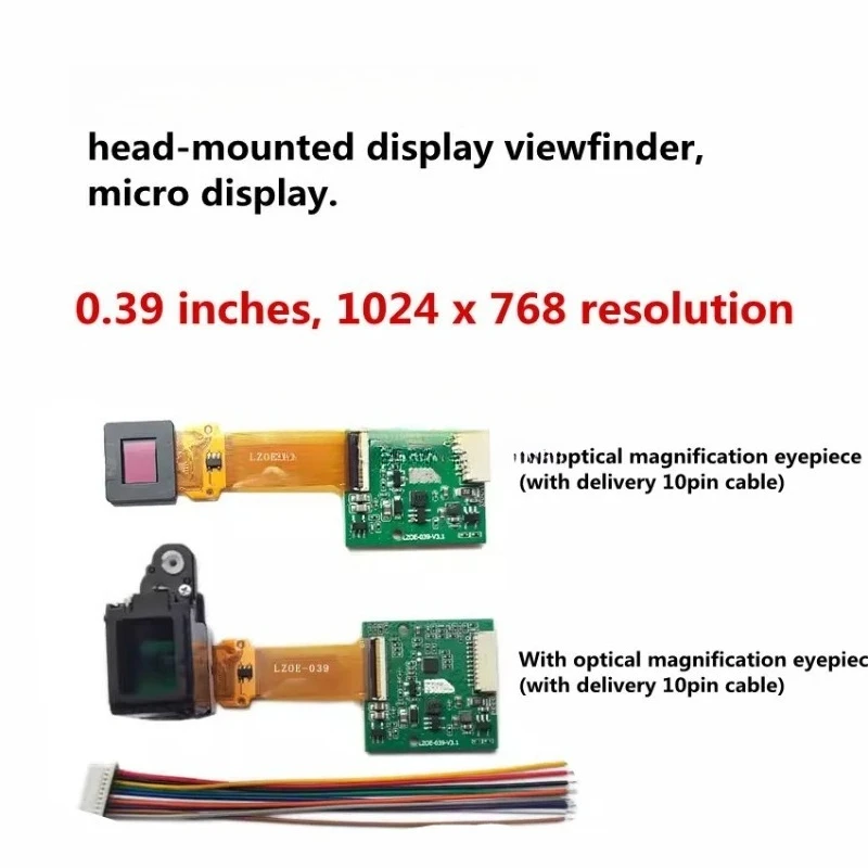 Thermal Imaging Night Vision Telescope Viewfinder 0.39 Inch Miniature Display