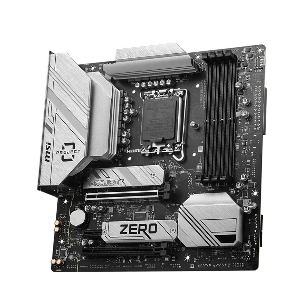 MSI B760M مشروع صفر اللوحة الأم دعم i9-14900K i7-13700K i5-12400F i3-12100 CPU DDR5 HDMI M.2 NVME LGA1700 B760 اللوحة الرئيسية
