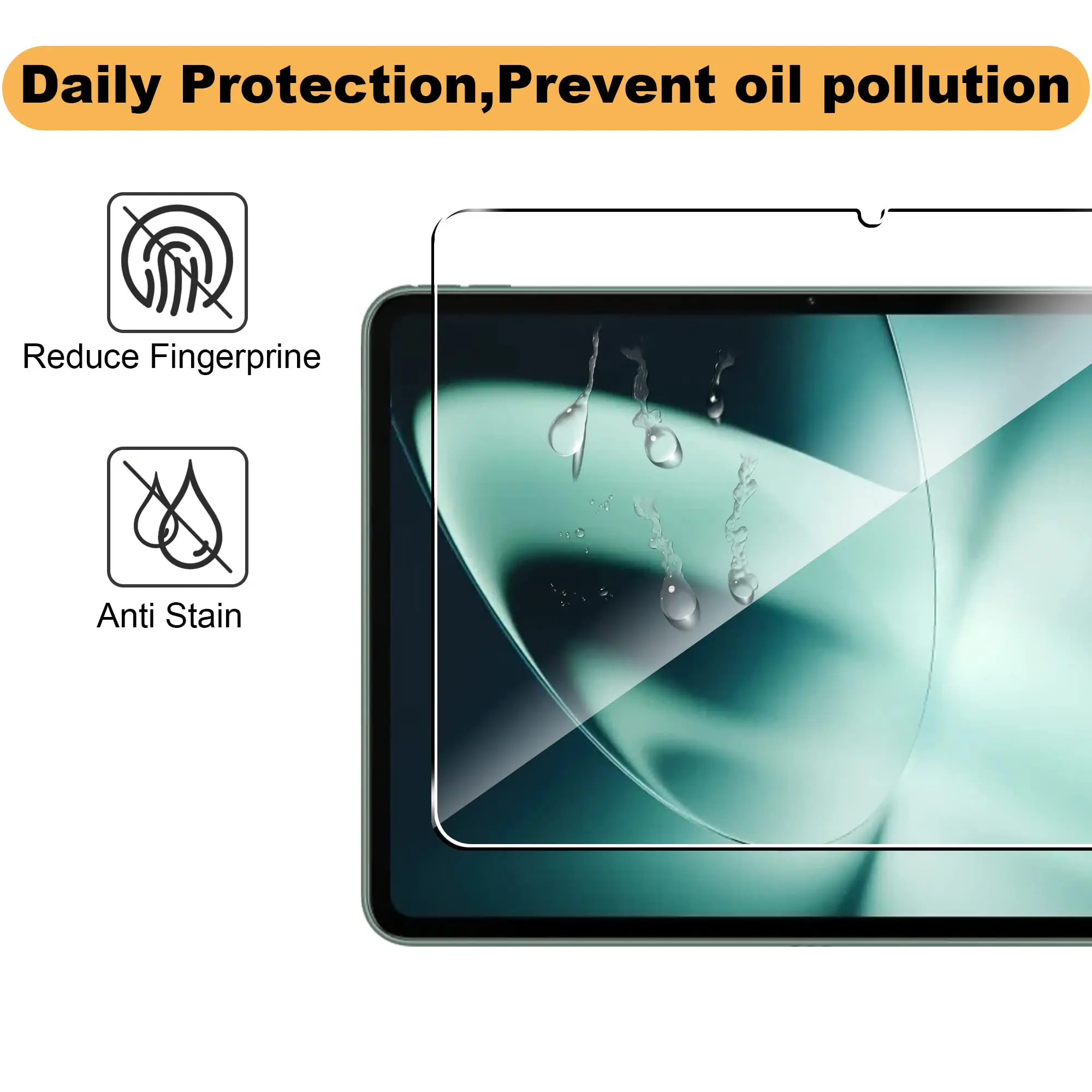 Screen Protector for OnePlus Pad / OPPO Pad 2 (11.61") Anti-Scratch 9H Hardness Tempered Glass for OPPO Pad 2/OnePlus Pad 2023