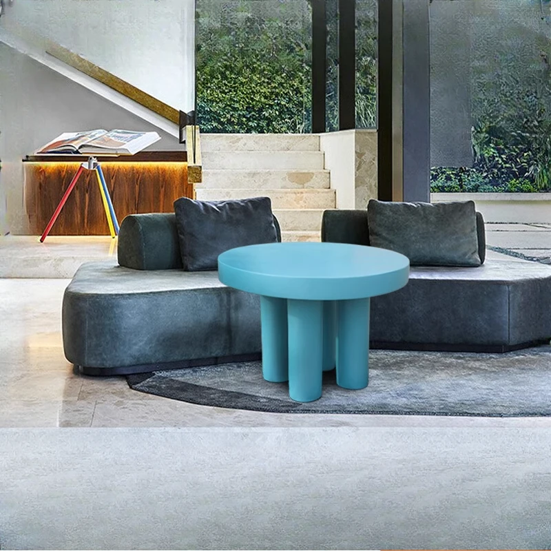 

FRP tea table modern simple living room sofa side coffee villa balcony rest small round