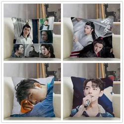 Musife Custom Sean Xiao Xiao Zhan Pillowcase Home Decoration 45*45cm Zipper Square Pillowcase Throw Pillow Cover Drop Shipping