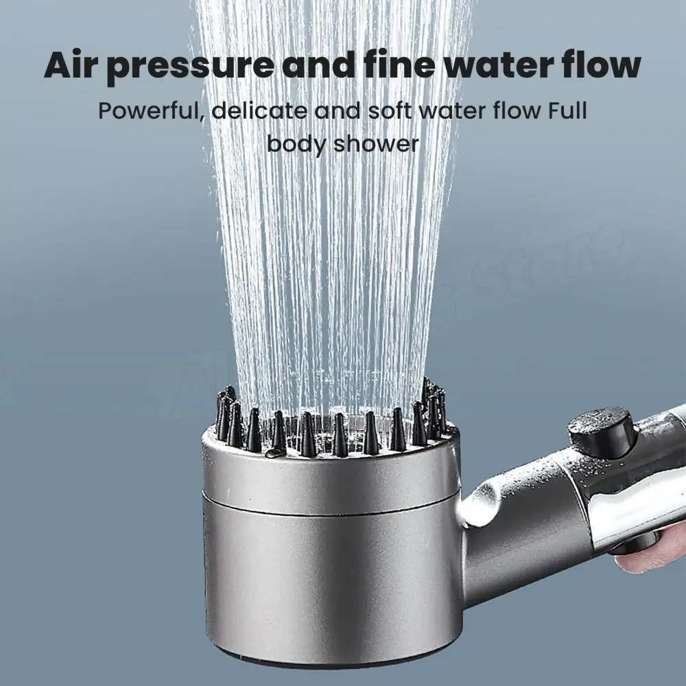 

3-режимная насадка для душа, массажная насадка для душа высокого давления, портативный фильтр, смеситель для дождя, смеситель для ванной комнаты, ванны, инновационные аксессуары