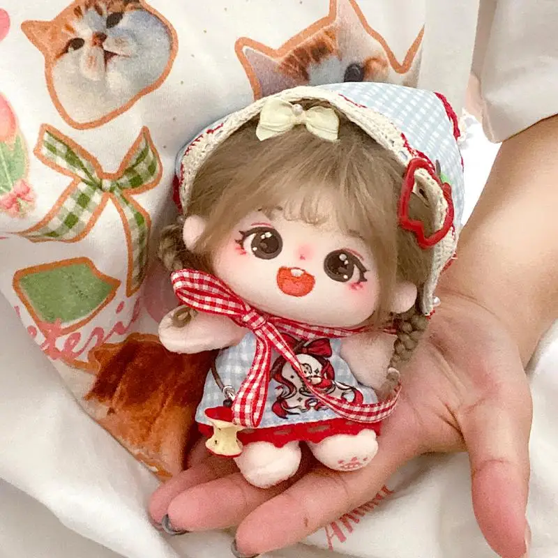 

Cotton Doll Genuine Chestnut Seed Girl 10cm Doll Girl Clothes No Attribute Doll Plush Doll Girl Gift cute toy ornament