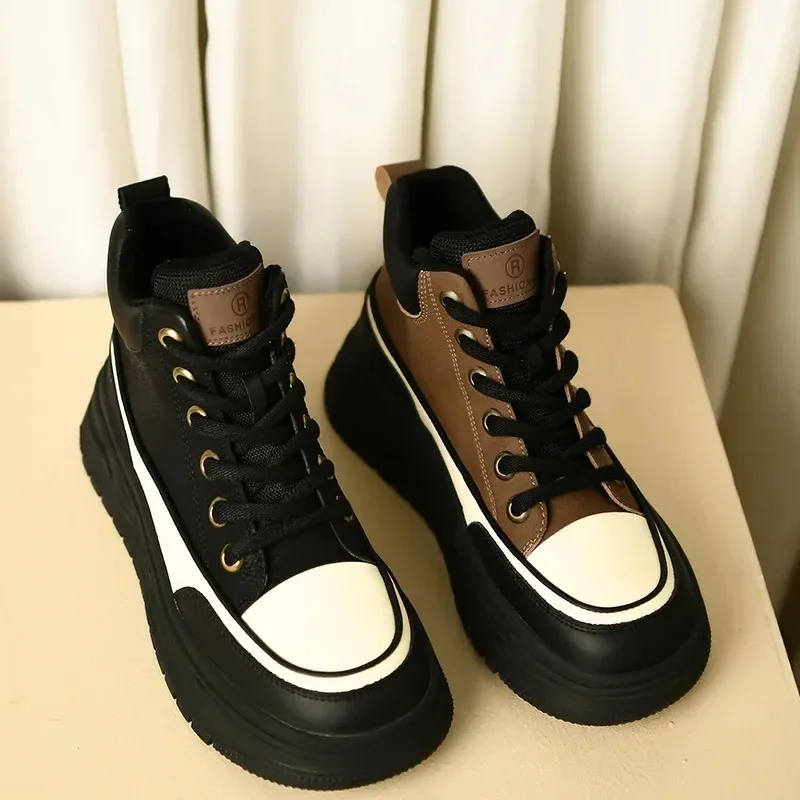 

Women's Boots Fashionable Comfortable Women's Platform Ankle Boots for Women Luxury Designer High-top Winter Plush Women's Shoes