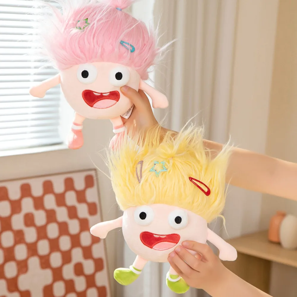 

Длинные волосы, искусственные плюшевые игрушки, уродливая и милая прическа, «сделай сам», плюшевая хлопковая кукла, забавная мультяшная, длинные волосы, уродливая хлопковая кукла, домашний декор