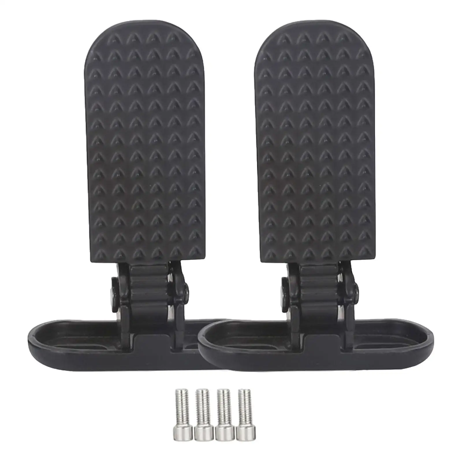 

Bike Rear Pedals Rear Step Accessory Aluminum Alloy Sturdy Universal Folding Footrests for Motorcycle Electric Bicycles