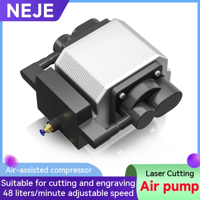 

48L/min portable air pump compressor for laser cutting machine NEJE, efficient and silent technology