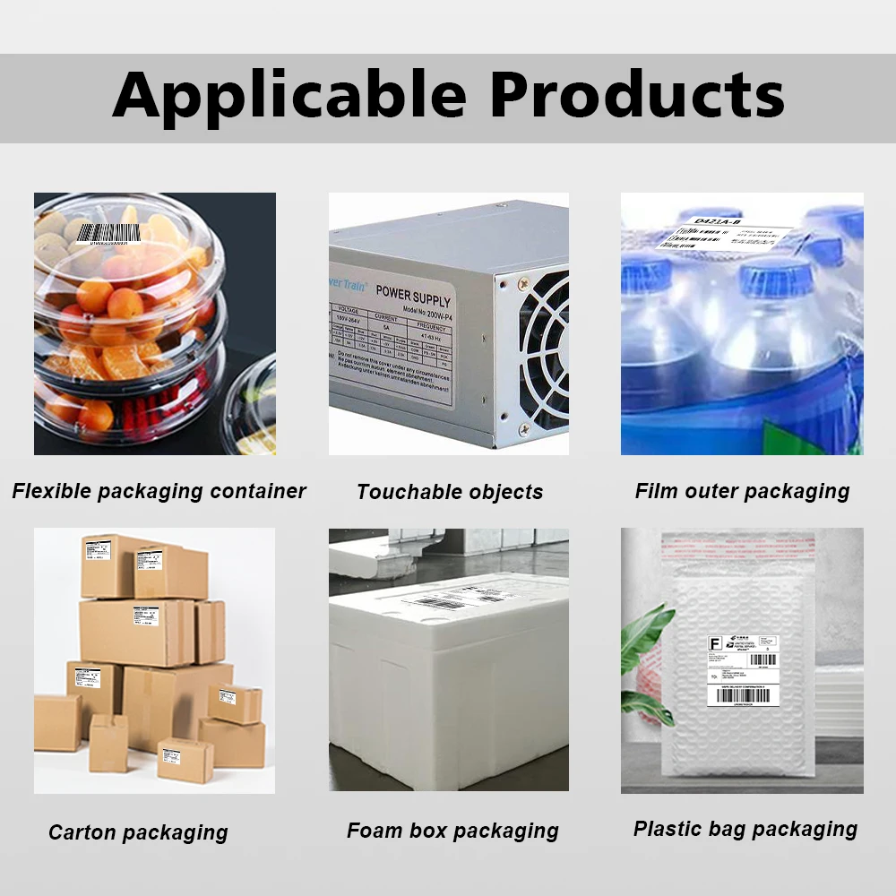 N-mark Factory Fast Speed Use PLC Port Stripping Machine  Industrial Shipping Label and Sticker Printer Machine