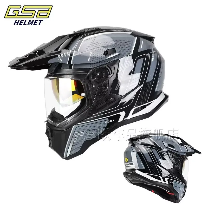 GSB XP22 Full Face Motocross Helmet ECE Approved