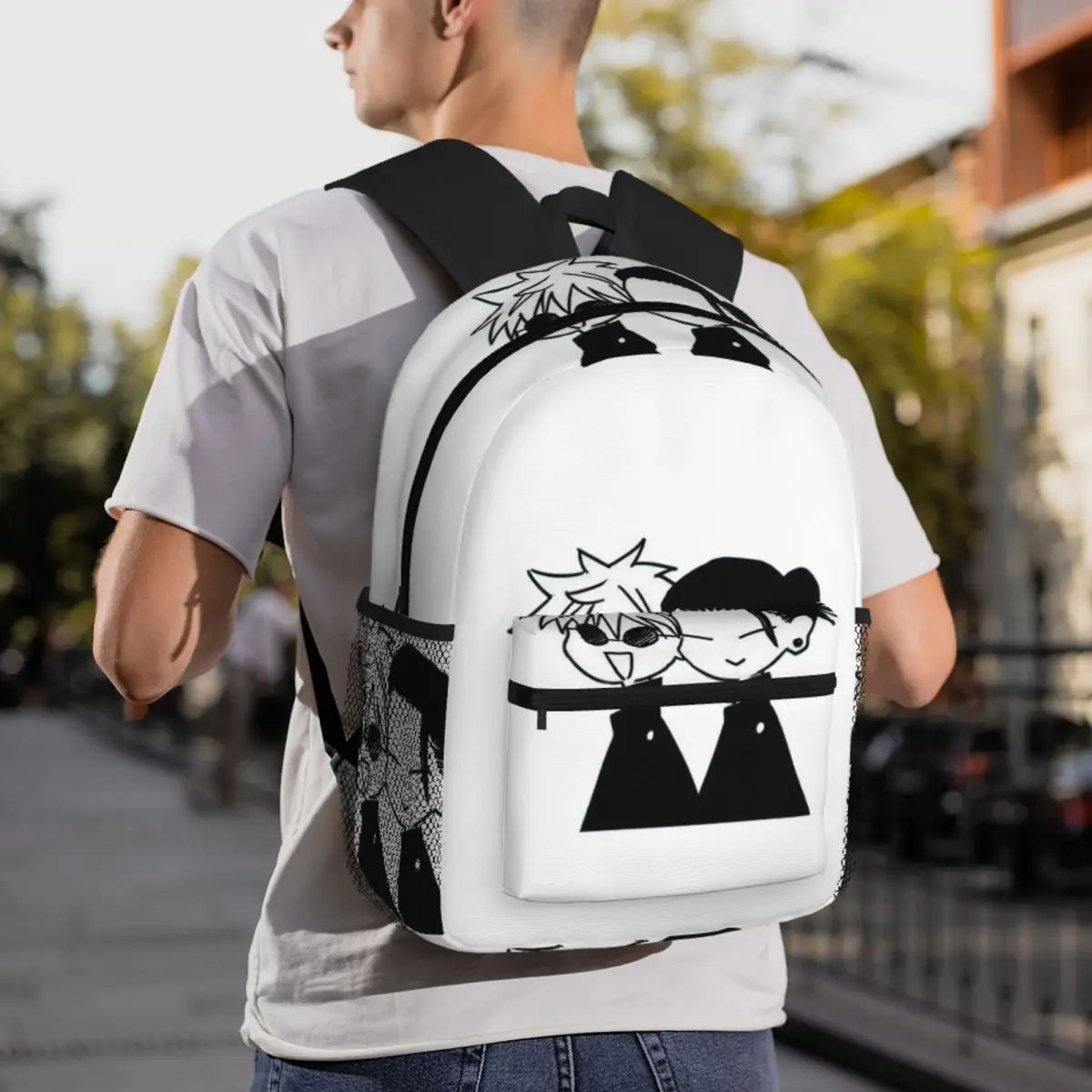 Gojo Satoru And Geto Suguru Backpack Daypack Large Capacity Kids BookBag School Bag Shoulder Bags for Men Women