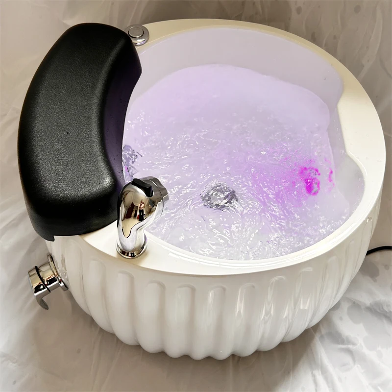 Electric Auto PEDICURE CHAIR PEDICURE BOWL Detox Foot Spa Machine KittensBeauty Factory Custom Logo For Spa Massag Nail Salon