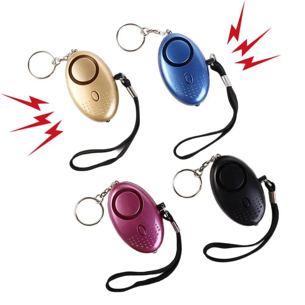 Protection Emergency 120dB with LED Light Self Defense Alert Security Alarm Keychain Scream