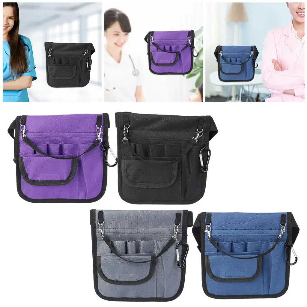 حقيبة الحقيبة وحزام قابل للتعديل، حزمة مراوح منظمة عملية متعددة الأقسام لملحقات مستلزمات العمال #4