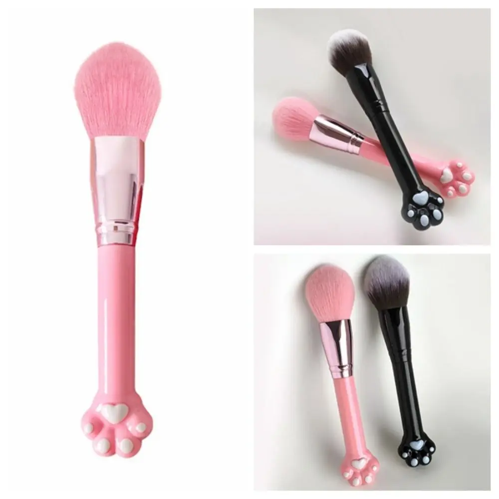 Durable Cute Cat Claw Makeup Brushes Soft Bristle Multi-purpose Foundation Brush Multifunction Portable Cosmetics Tool Girl