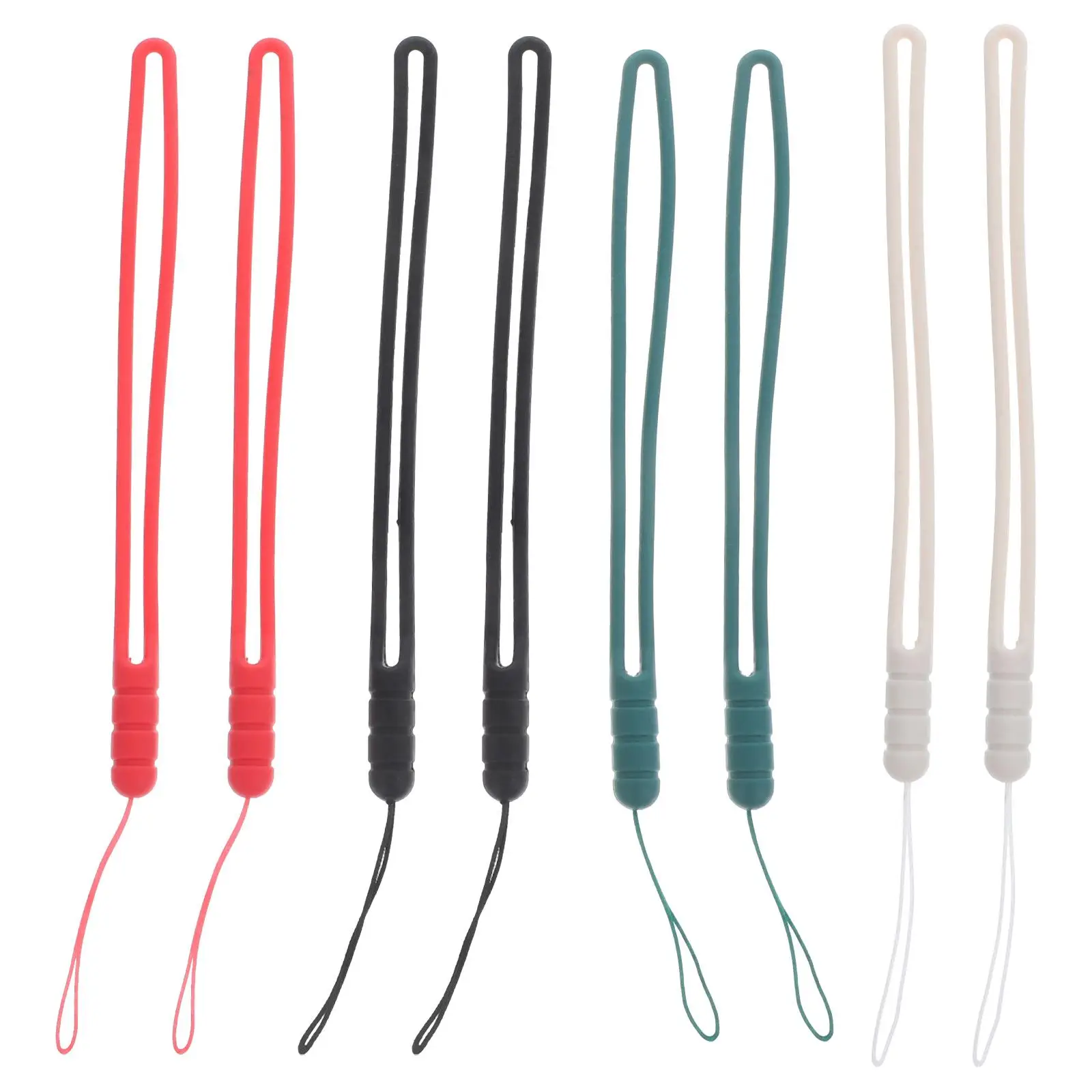 Mobile Phone Silicone Lanyard Cellular Cellphone Hanging Ropes Key Silica Gel Lanyards