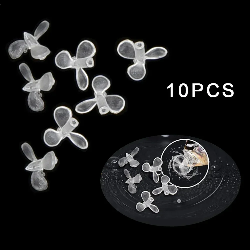 SPORTFUNSF High Quality Hot Practical Durable Bait Propeller Plastic 10pcs For Electric Lure Multi-section Sporting Swimbait