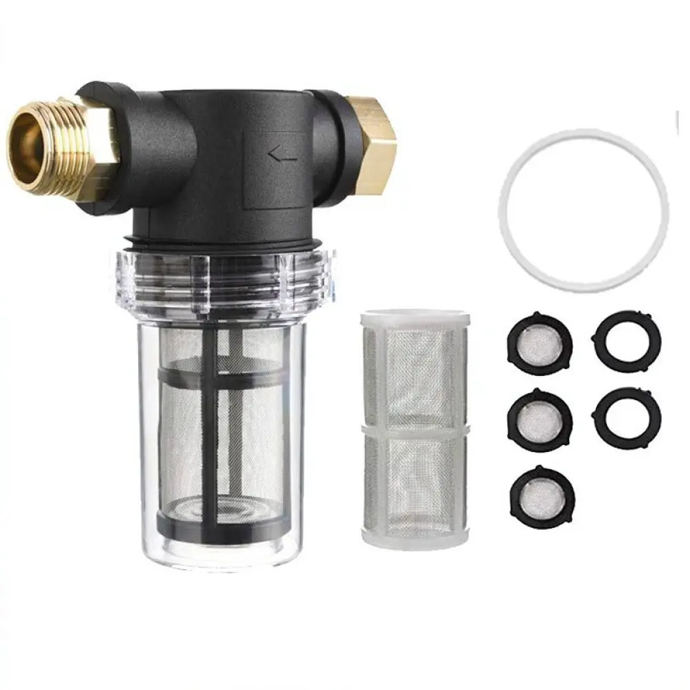 For For Leige 3 4 Thread Mesh Water Filter High Pressure Washer Hose Intake Strainer Garden Cleaning Equipment Part