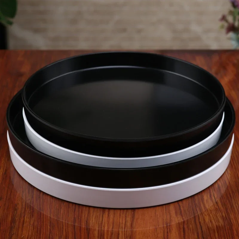 Nordic Round Jewelry Tray Living Room Kitchen Household Decoration Cosmetic Sundries Storage