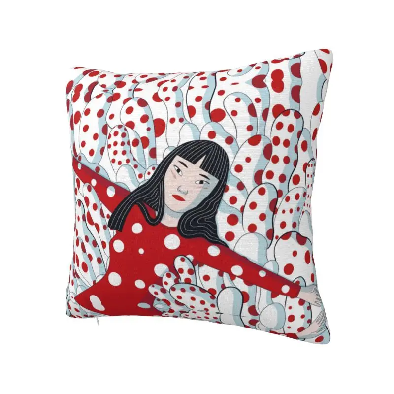 Nordic Yayoi Kusama Abstract Art Cushion Cover Soft Pillow Case for Living Room