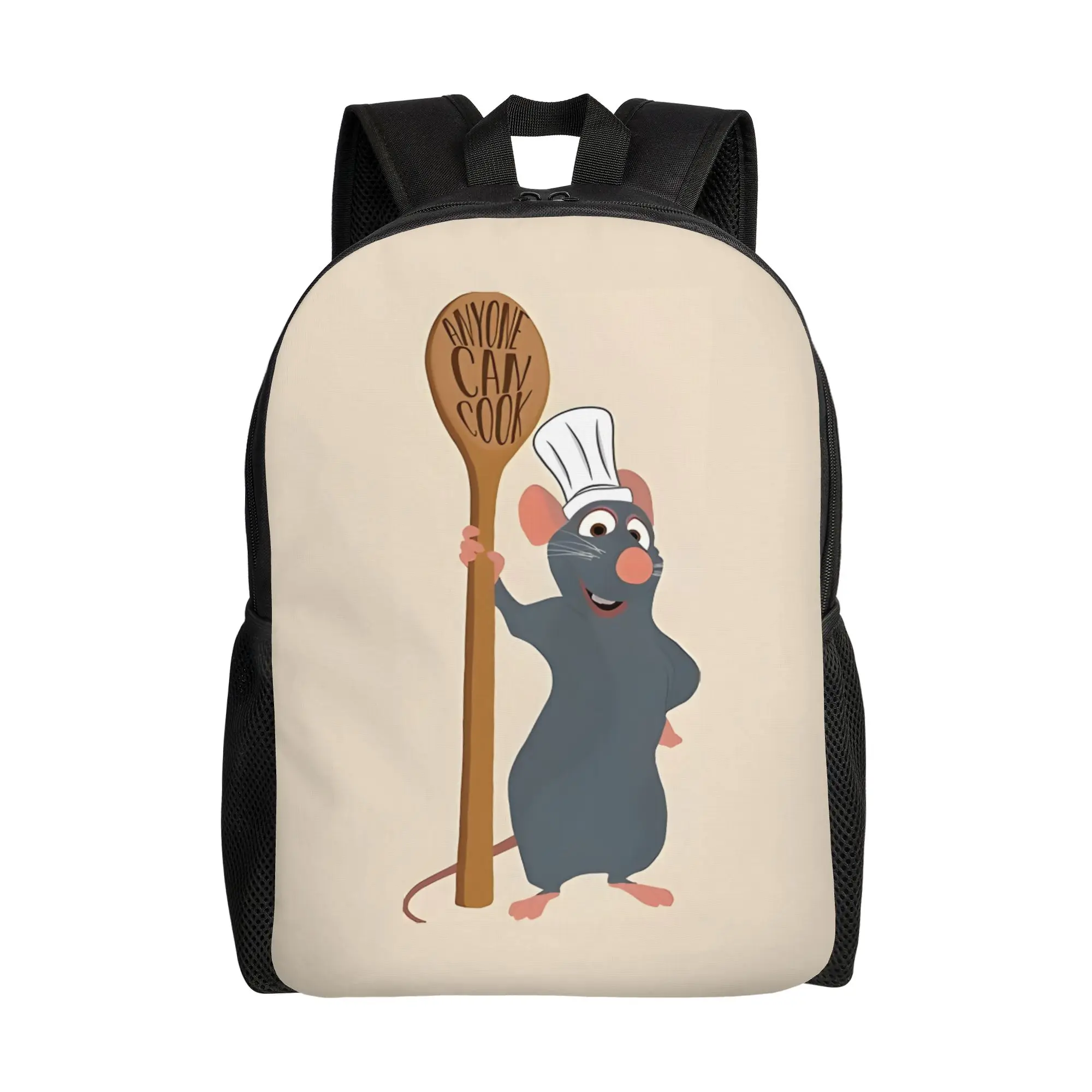 

Back to school season Ratatouille Anyone Can Cook Remy Schoolbag Walt Cartoon Couple Dual-Use Backpack
