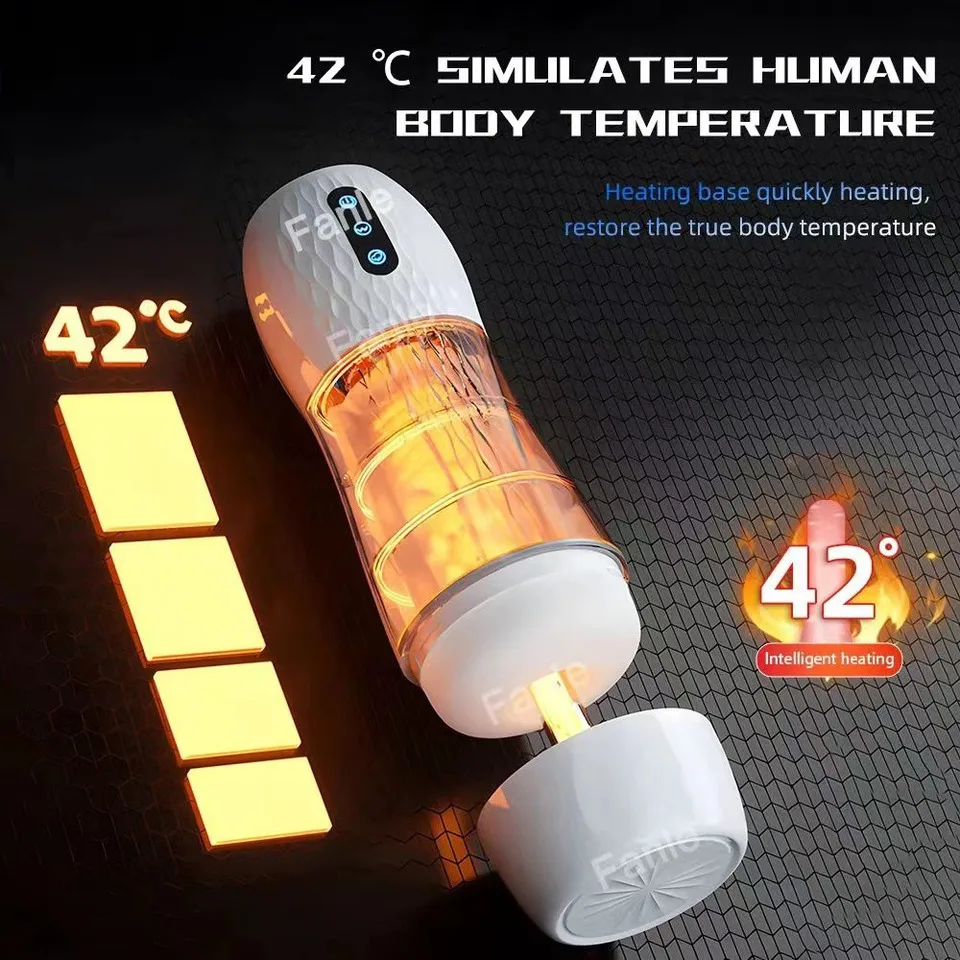 Automatic Male Sucking Masturbator Blowjob Machine Heating Masturbation Cup Sex Toys 18+ Adult For Men Masturbate Supplies Pussy