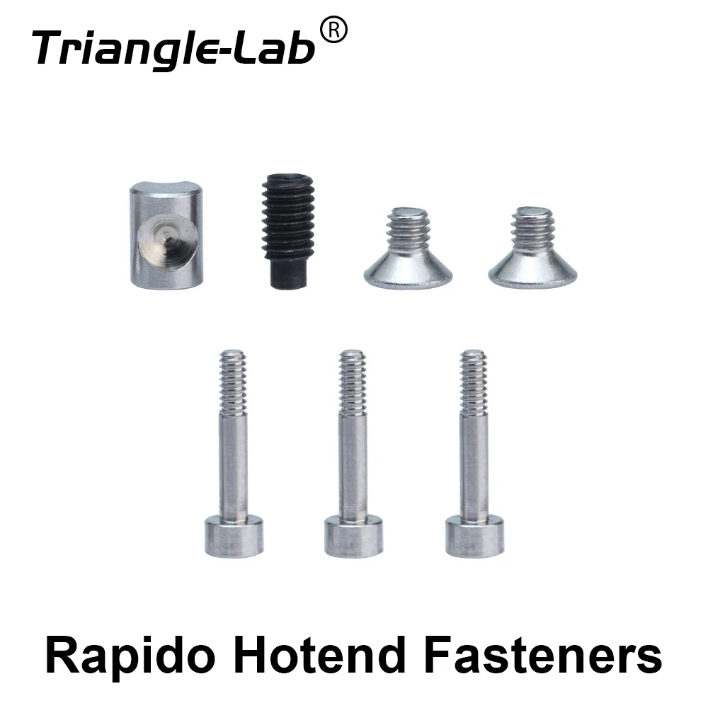 

Trianglelab Rapido Hotend Fastener Titanium Alloy Screw Compatible With Rapido Hotend 3D Printer