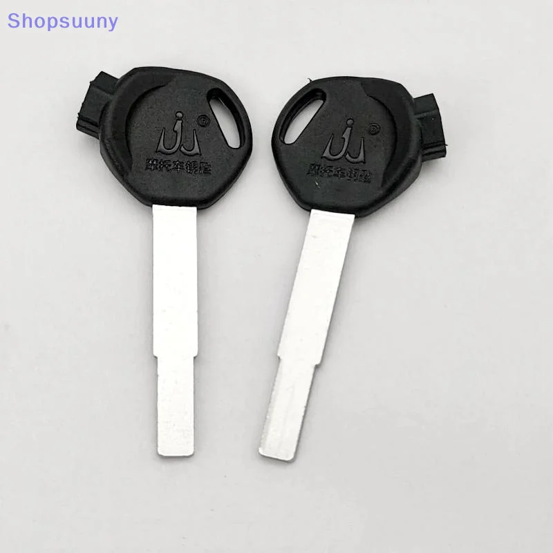 [SU]2Pcs Key Blank For Electric Bike Metal Blade Anti Corrosion For Electric Scooter Owners Locksmiths Key Duplication[SU]