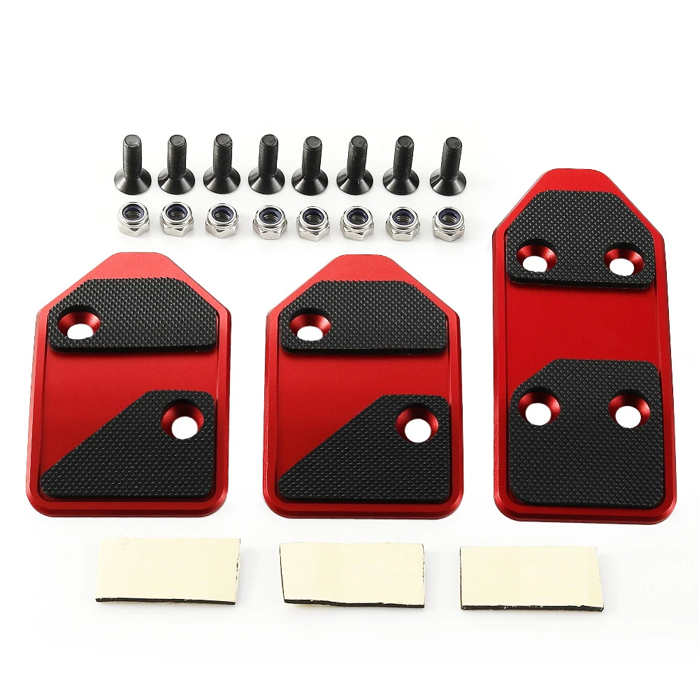 

3Pcs Non-Slip Aluminum Brake Pedal Clutch Accelerate Pedals for Polaris Slingshot 2017 And Newer Models