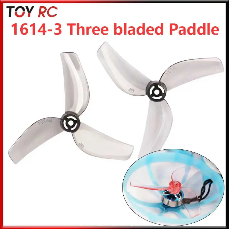 Gemfan Propeller 1614 3 Blade 40mm Ultra Light Transparent Prop For Tinywhoop Air 75 Ii Fpv Racing Multirotor Drone