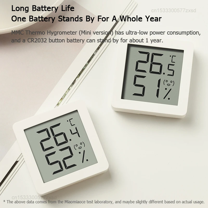 Xiaomi-Hygromètre Therye.com électrique, capteur de température numérique, version mini, écran LCD, support de bureau, support mural