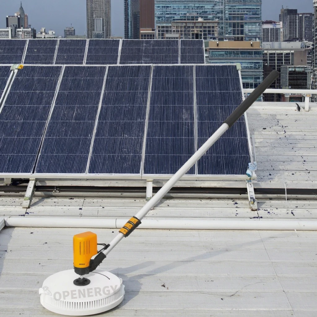 

Высококачественная телескопическая штанга для очистки солнечных панелей с насадкой для удлинения и щеткой