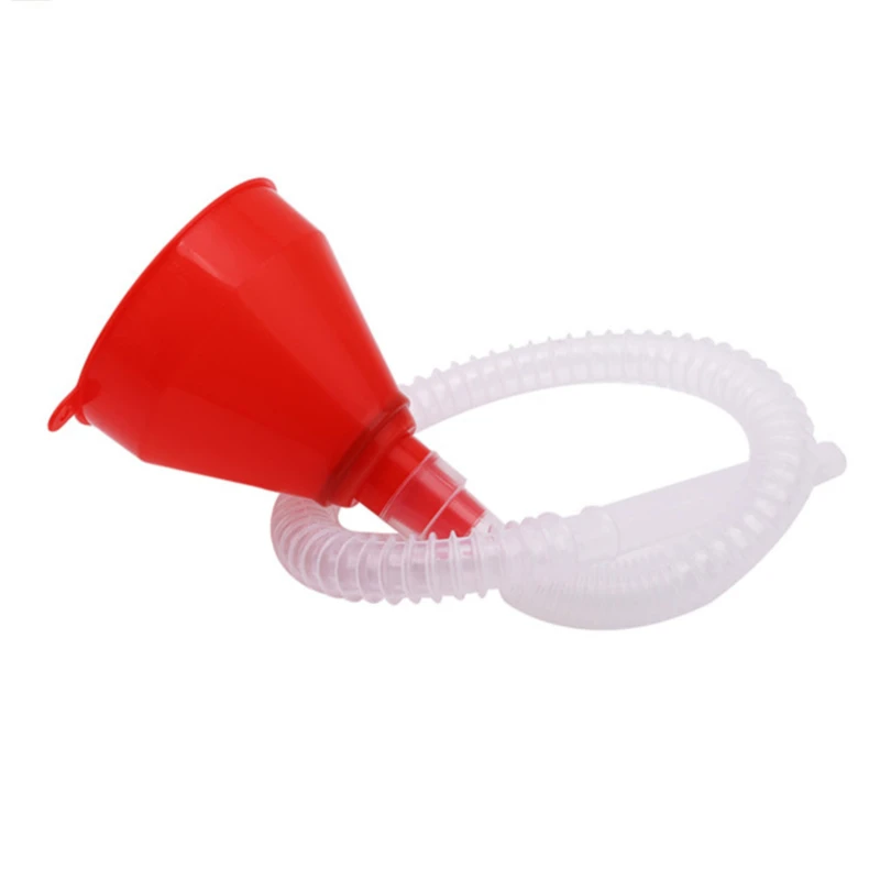 1Pc Car Refueling Funnel With Filter Strainer Gasoline Oil Fuel Filling Tools Motorcycle Oil Funnel Auto Accessories