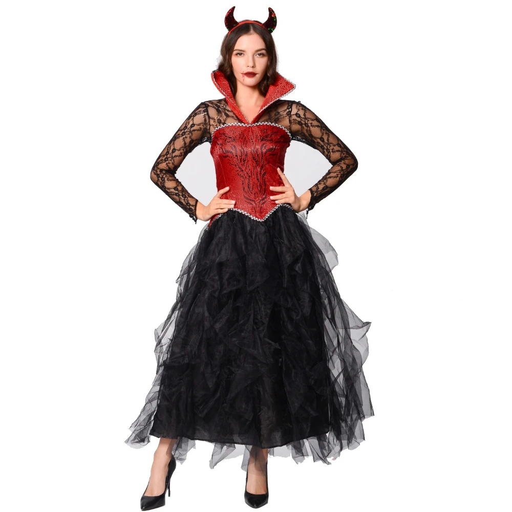 

Halloween Carnival Costume Sexy Vampire Costume Women Masquerade Cosplay Gothic Halloween Dress Vampire Role Play Clothing Witch