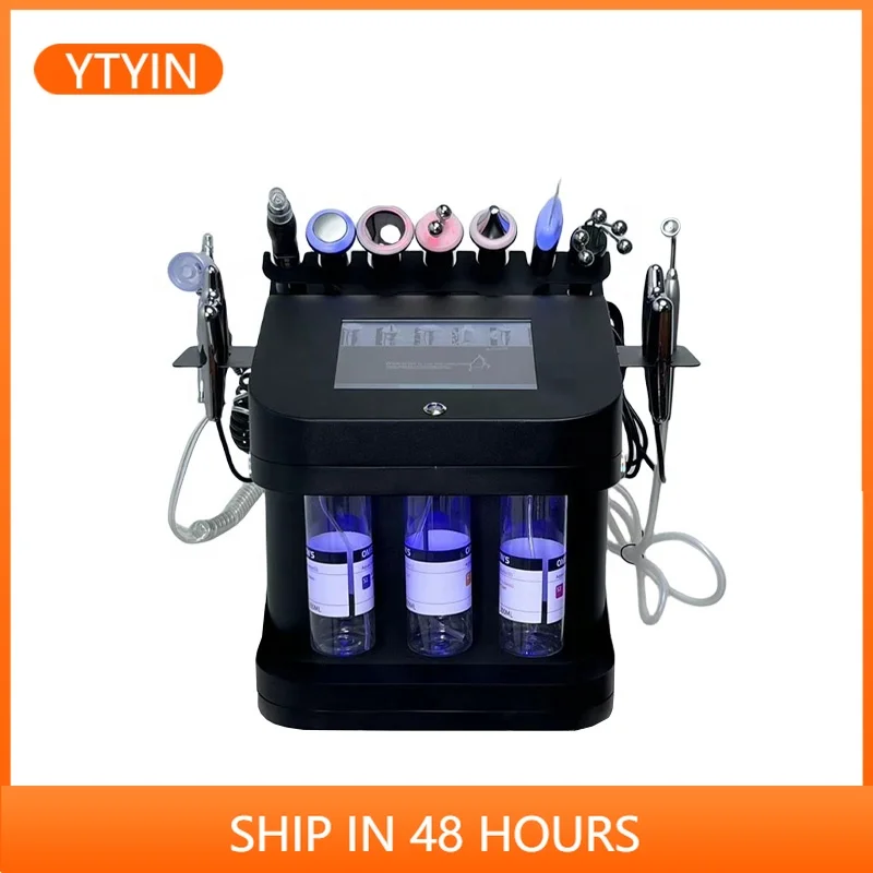 

YTYIN10 N 1 Hydro Dermabrasion Small Bubble Oxygen Jet Aqua Peel Microdermabrasion Facial Water Beauty Hine For Deep Cle