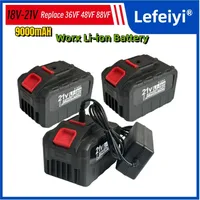 21V Universal Lithium Battery Cordless Rechargeable Worx Battery,Replace 36VF 48VF 88VF Impact Drill Electric Chainsaw Battery