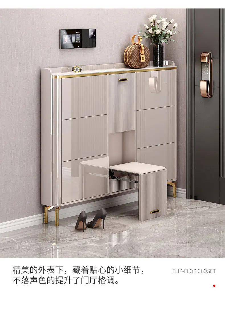 Entrance Hall Shoe Rack Box Stand Cupboard Holder Space Saving Shoe Cabinet Desk Display Shelf Porta Zapatos Home Furniture