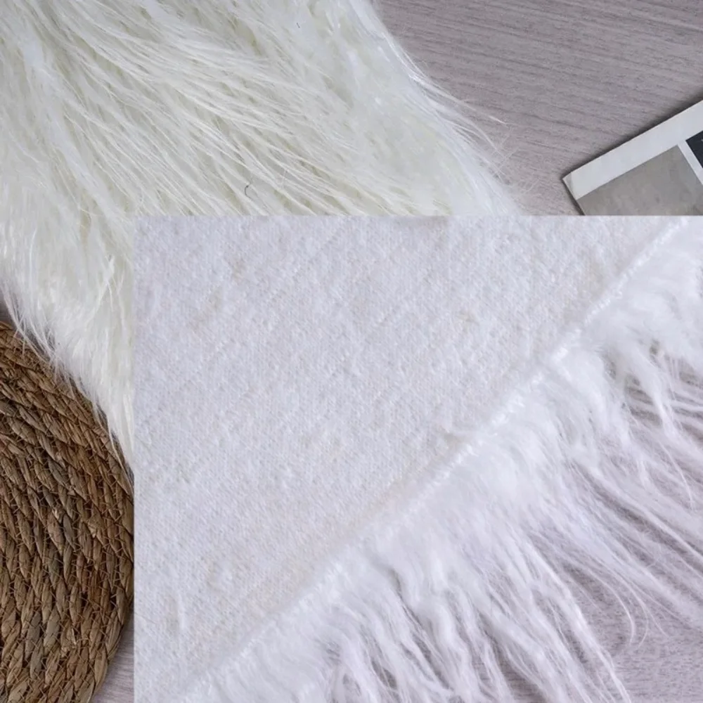 

Белая высококачественная мягкая плюшевая ткань для ювелирных изделий, подушек для фотостудии, пальто, сумки, ткани, материал для шитья своими руками, ткань