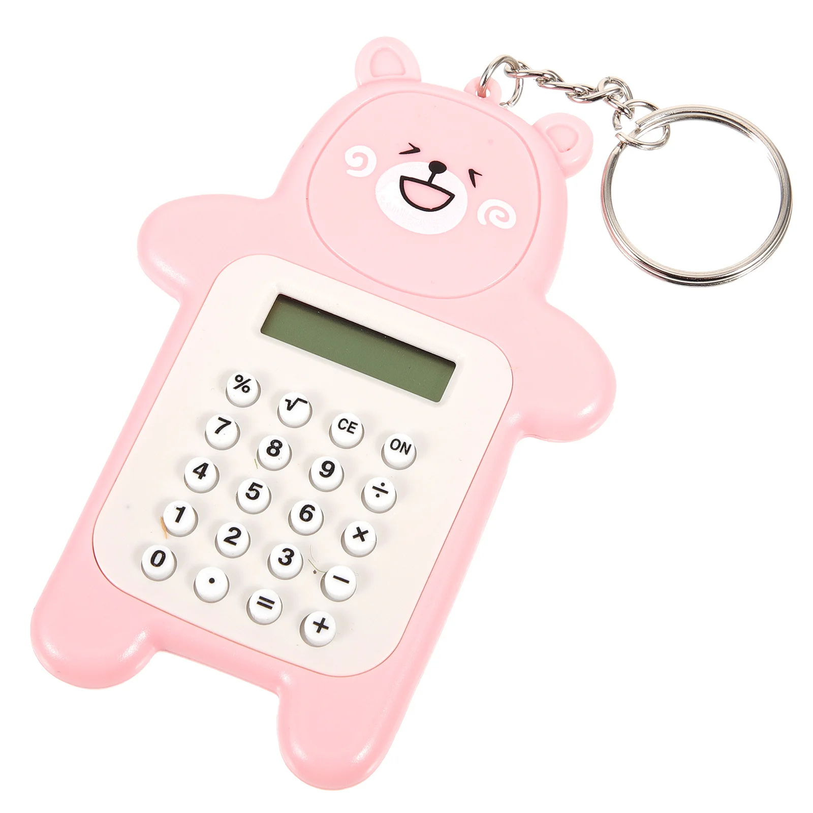 Mini Calculator Keychain Portable Decorative Pendant Calculators Office Supplies Hanging Calculator