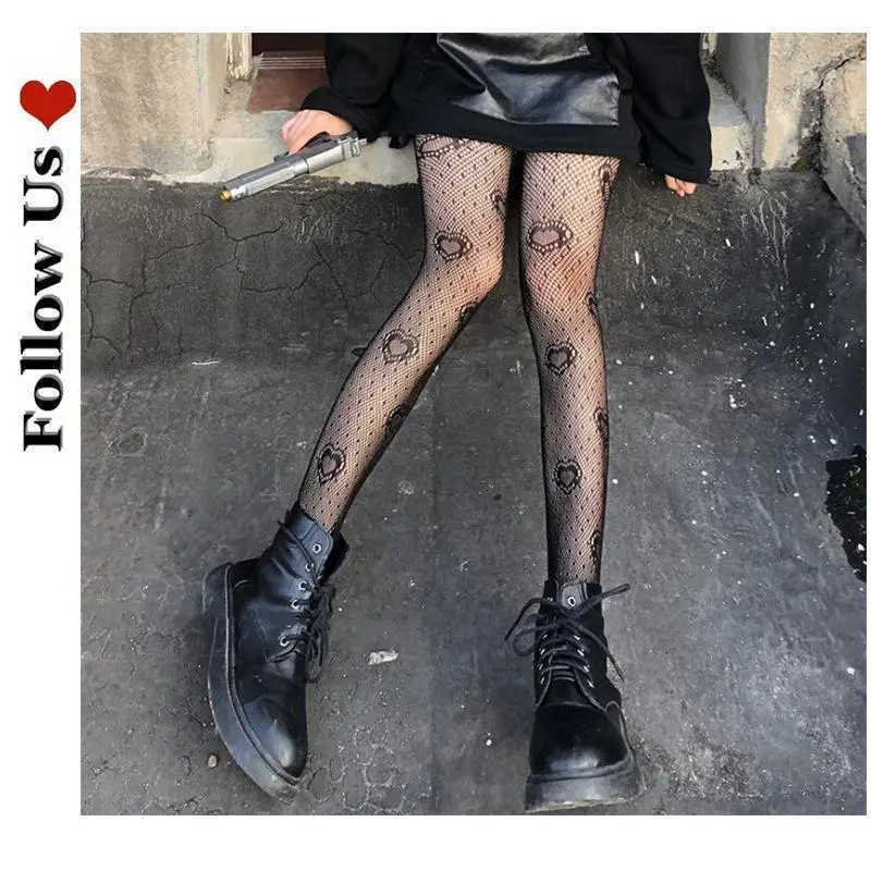 3Pcs Hot Sanrios Thin Hollow Black Fishnet Stockings Kawaii Kuromi Cartoon Cute Sexy Anti-Snagging Leggings Fashion Sock 2024New