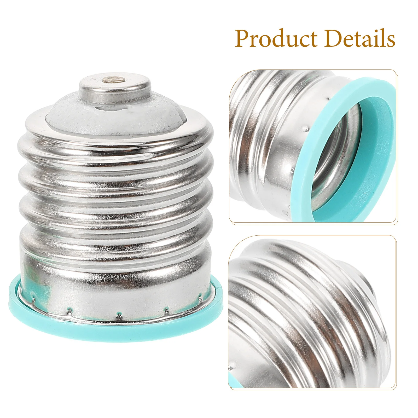 

2 шт. E40 E27 конвертер цоколя лампочки прочные материалы простой процесс установки идеально подходит для домашнего бизнеса