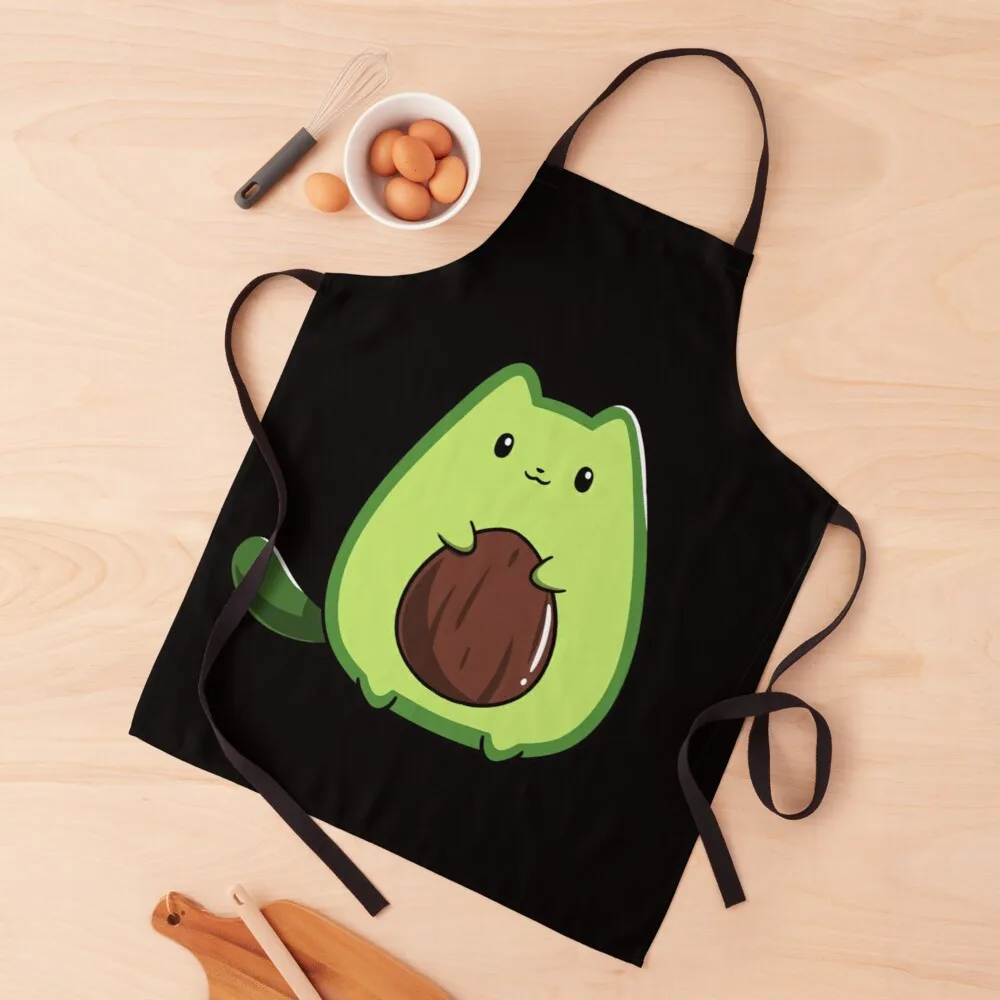 

Cute Avocado CatApron Kitchen For Girls