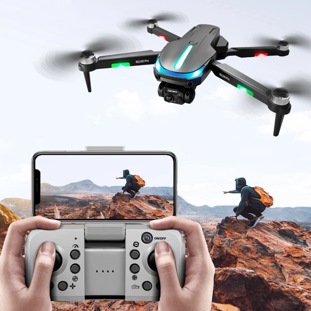 

Professional Aerial-Photography-Drone With Led Light Optical-Flow Positioning Foldable RC-Quadcoptor For Outdoor