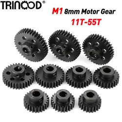 TRINOOD M1 Steel Motor Gears Pinion 8MM 11-55T for 1/5 1/6 1/7 1/8 1/10 Buggy Truck RC Model Car Motor Parts