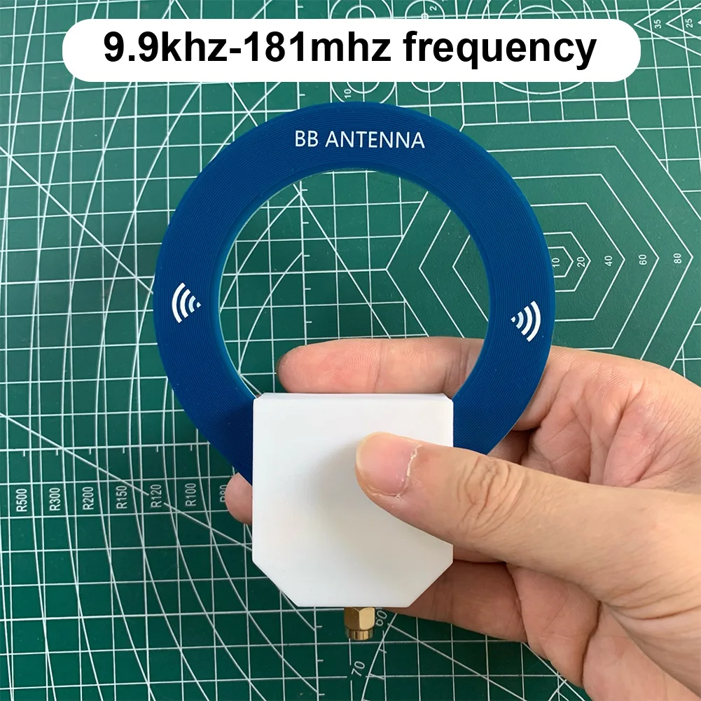 Antena de bucle MW SW portátil de 9,9 KHz-181MHz, miniantena BB de anillo pequeño para receptor SDR de malaquita, TEF6686