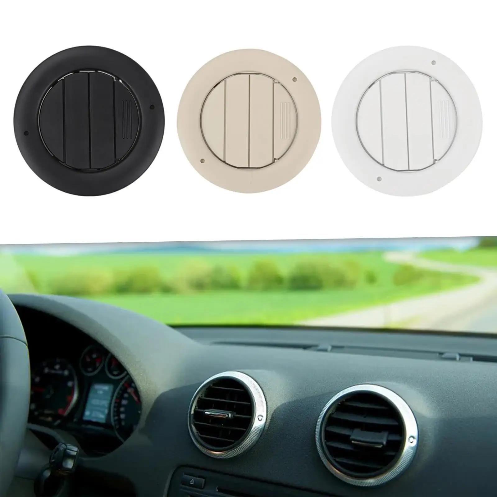 

BL1Z-19893-aa Headliner AC Heater Air Vent Grille Lightweight Diameter 19cm Car Accessories Replace Parts Cover