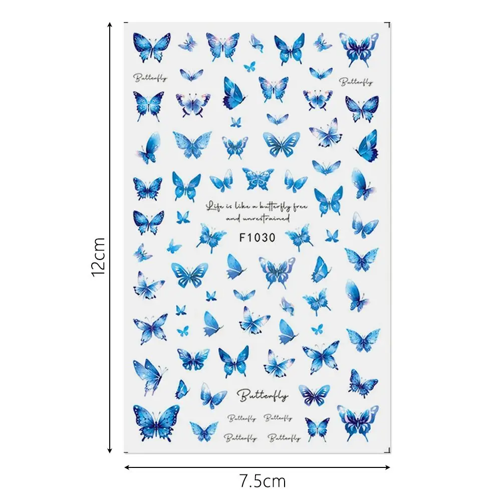 Calcomanías 3D para decoración de uñas, pegatinas para uñas con pétalos rosas y morados, colores dulces, diseño de flores, decoración de puntas de uñas, manicura