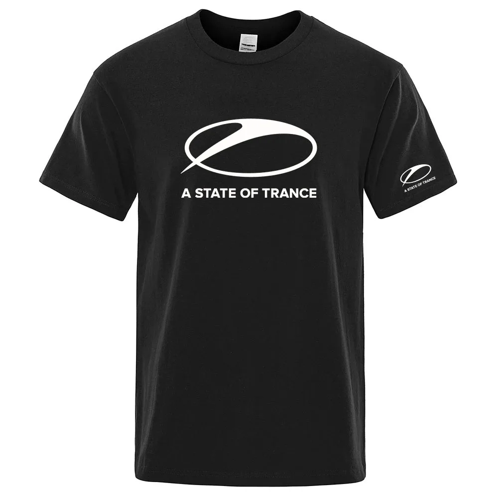 Armin Van Buuren A State Of Trance Camiseta ordinaria de manga corta con cuello redondo para hombre, suave y cómoda