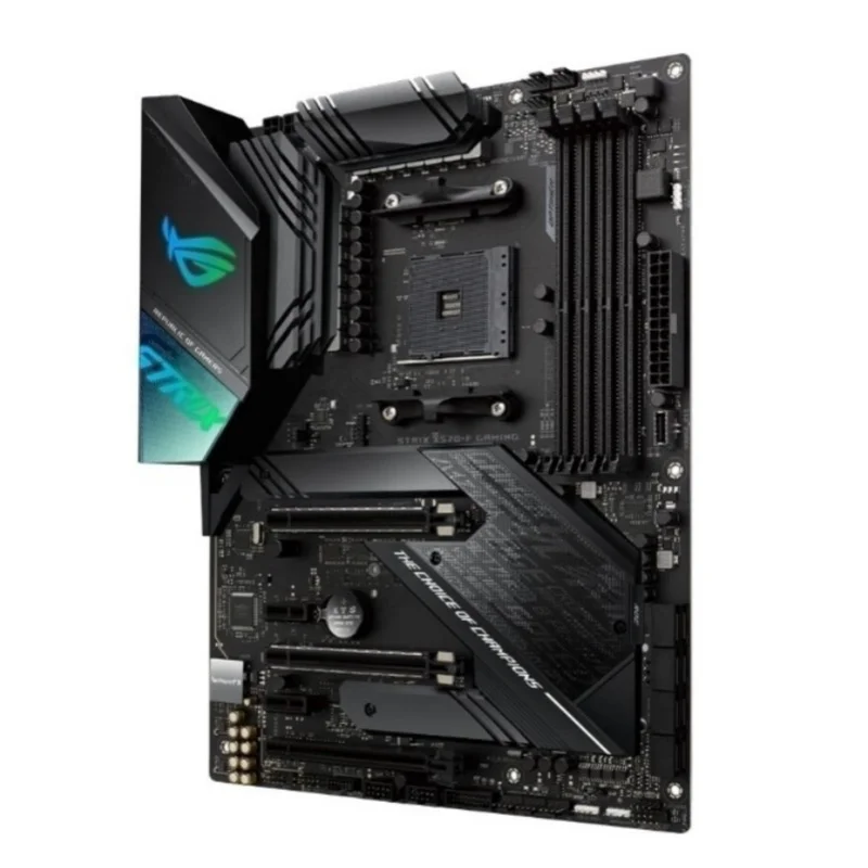 Imagem -03 - Asus-rog Strix X570-f Placa-mãe Gaming Wifi 128gb Hdmi M.2 Pci-e4.0 Soquete Am4 Ddr4 Atx X570 Placa-mãe para Amd 3rd e 2rd