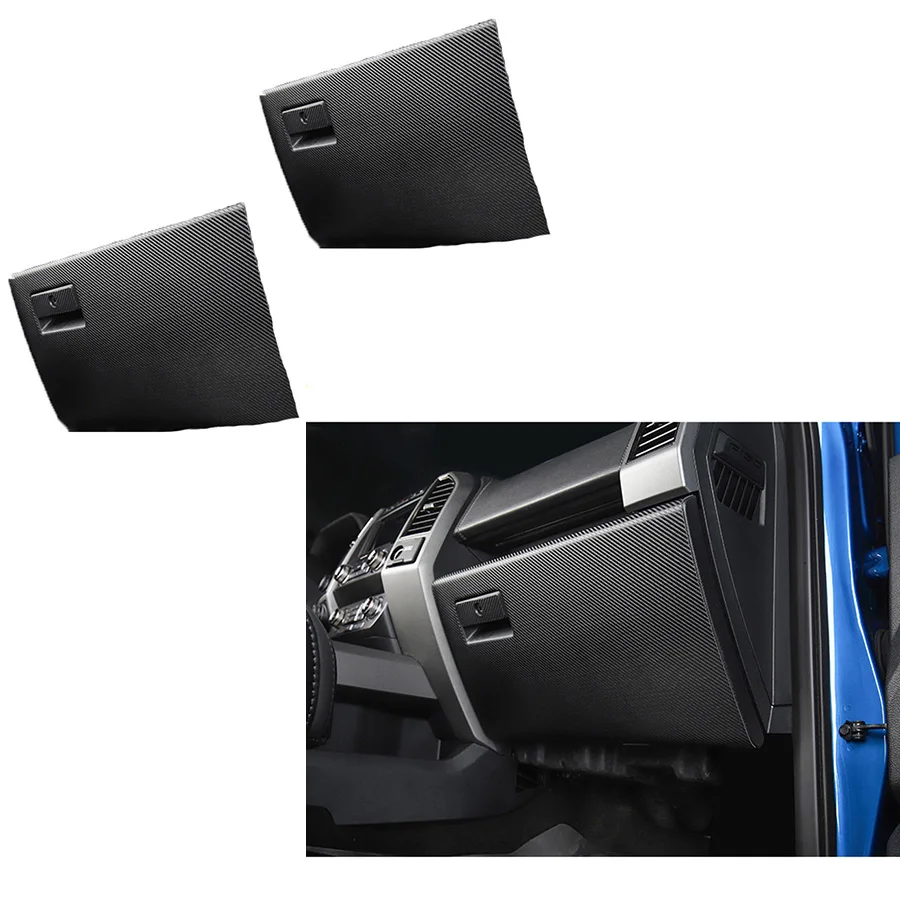 

Car Co-Pilot Dashboard Panel Cover Trim Carbon For Ford F150 F-150 2015-2021